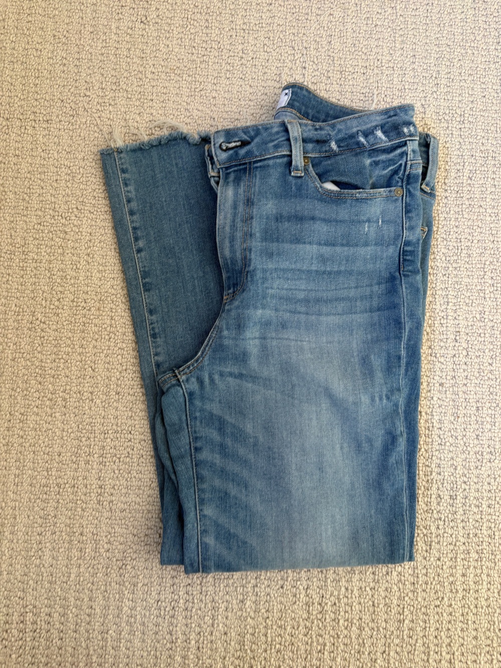 Paige Atley Ankle Flare Blue Jeans